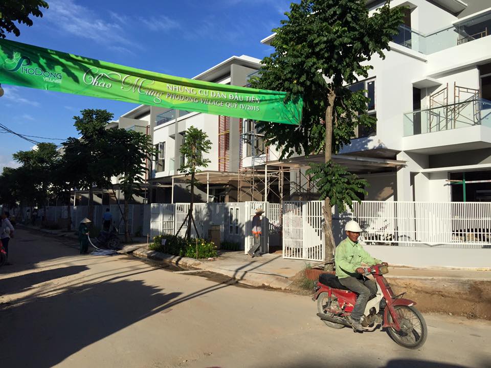 Cập tiến độ dự án PhoDong village 9/2015