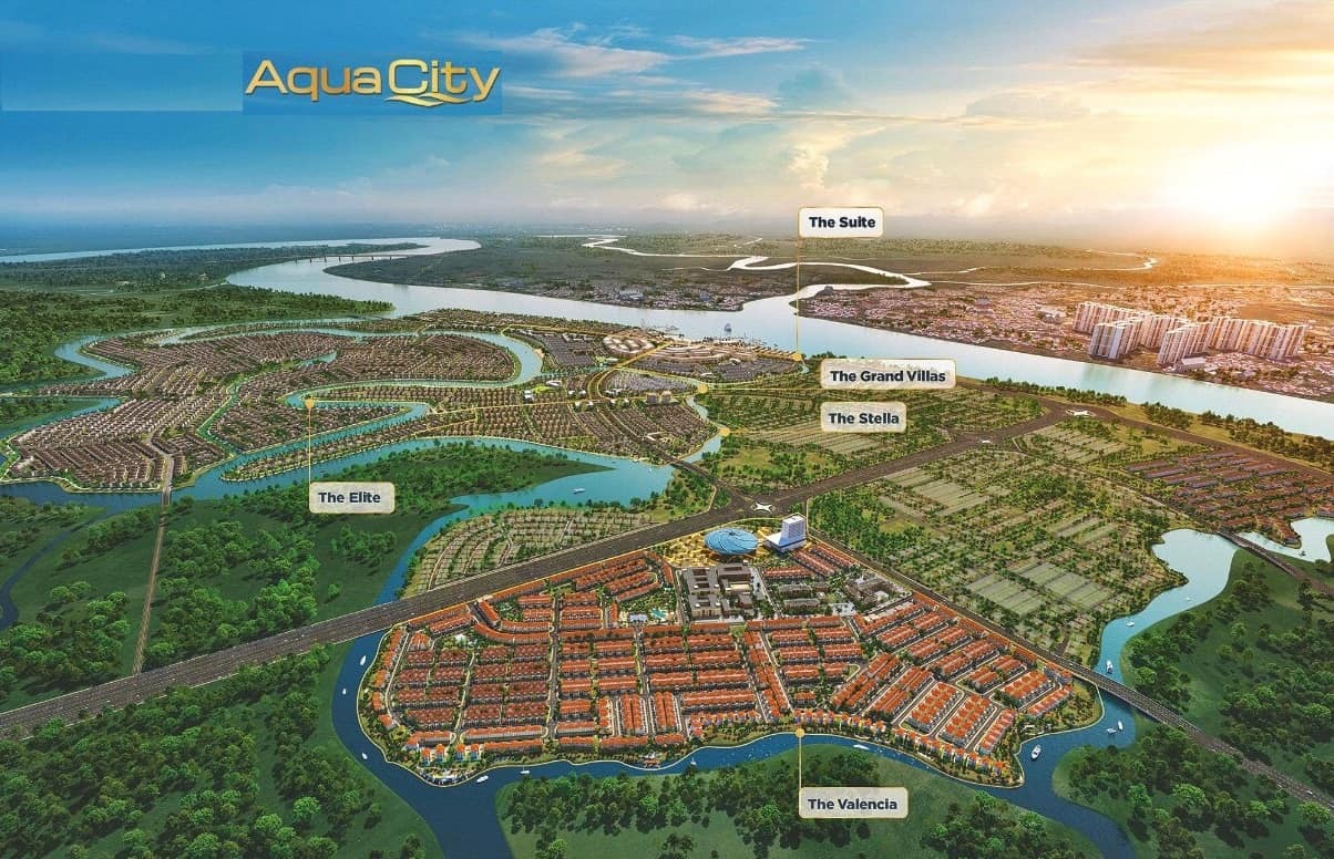 Mặt bằng tổng dự án aqua city