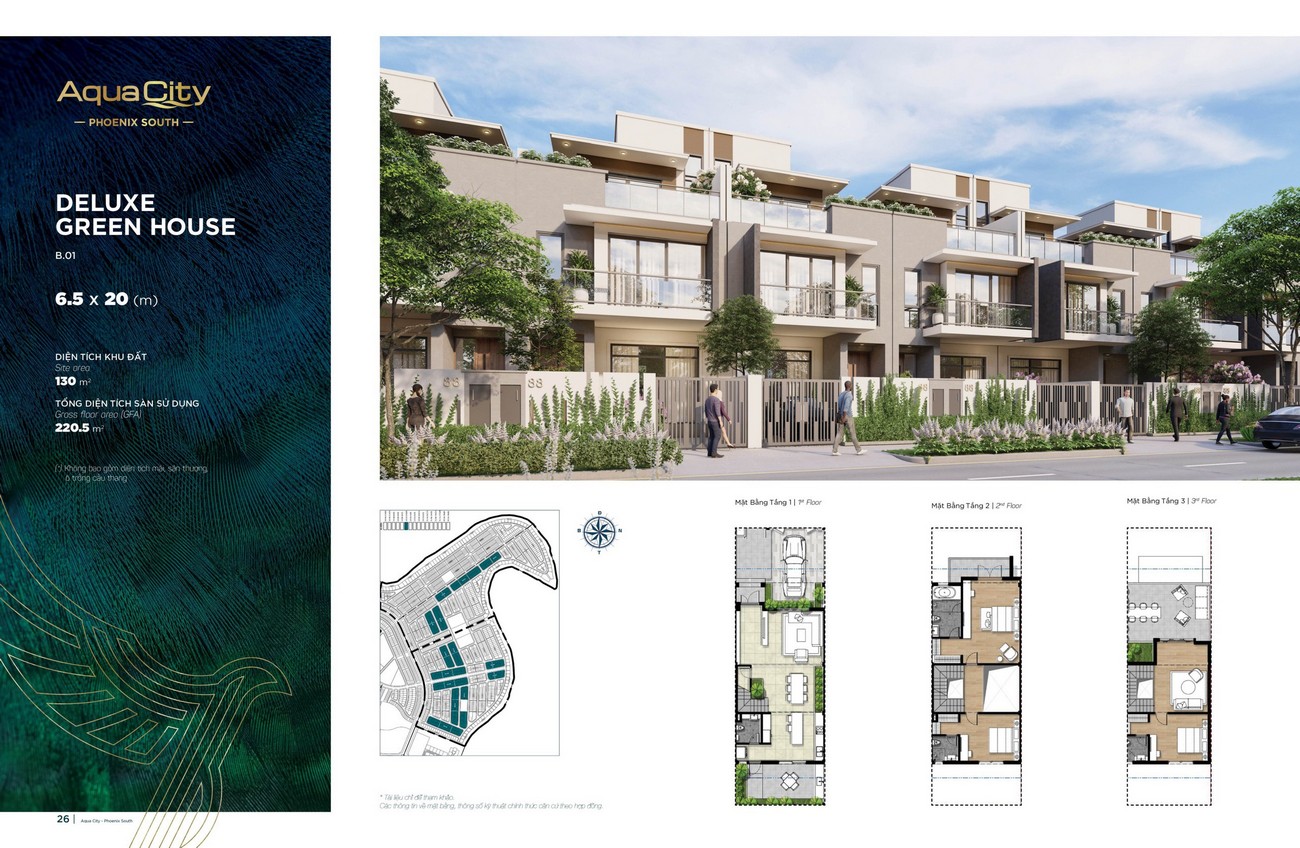 Thiết kế chi tiết dự án Aqua City Đảo Phụng Hoàng