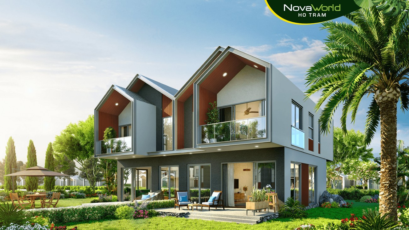 Nhà mẫu dự án nhà phố Novaworld Hồ Tràm Bình Châu chủ đầu tư Novaland