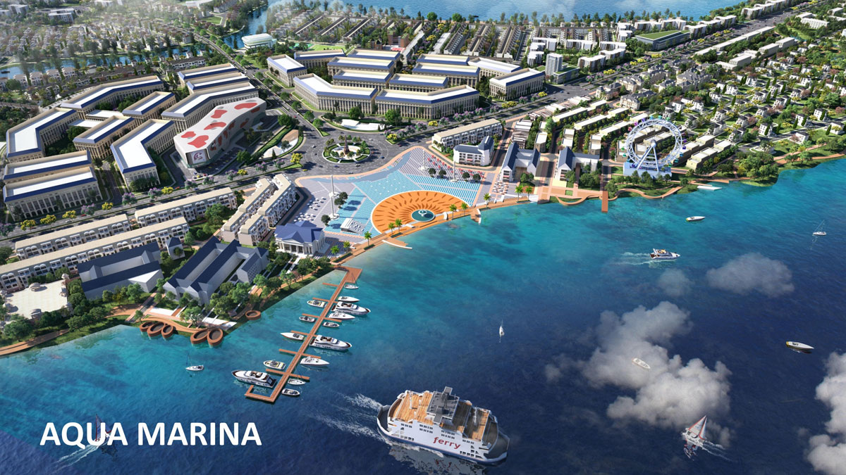 Tiện ích đẳng cấp giữa dự án nổi bật Aqua City đảo Phụng Hoàng
