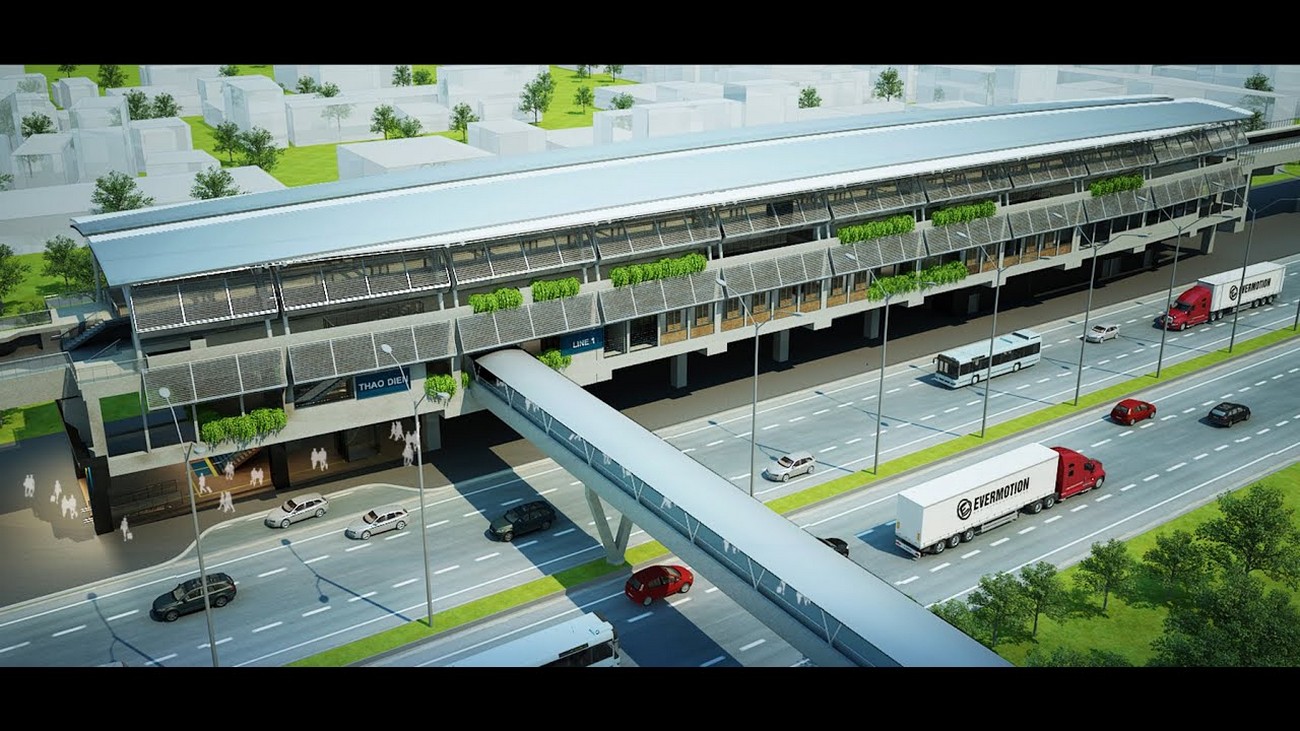 Tuyến metro Bến Thành - Suối Tiên cách dự án Aqua City chưa đầy 2km