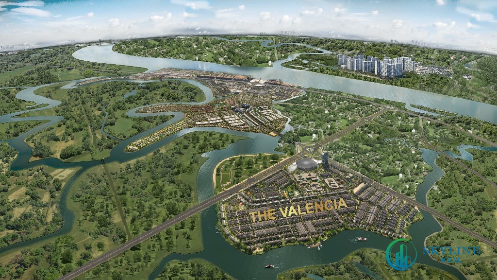 Phối cảnh tổng thể The Valencia Aqua City chủ đầu tư Novaland