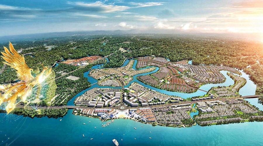 Dự án Aqua City với quy mô hơn 1000ha được phát triển bởi tập đoàn Novaland
