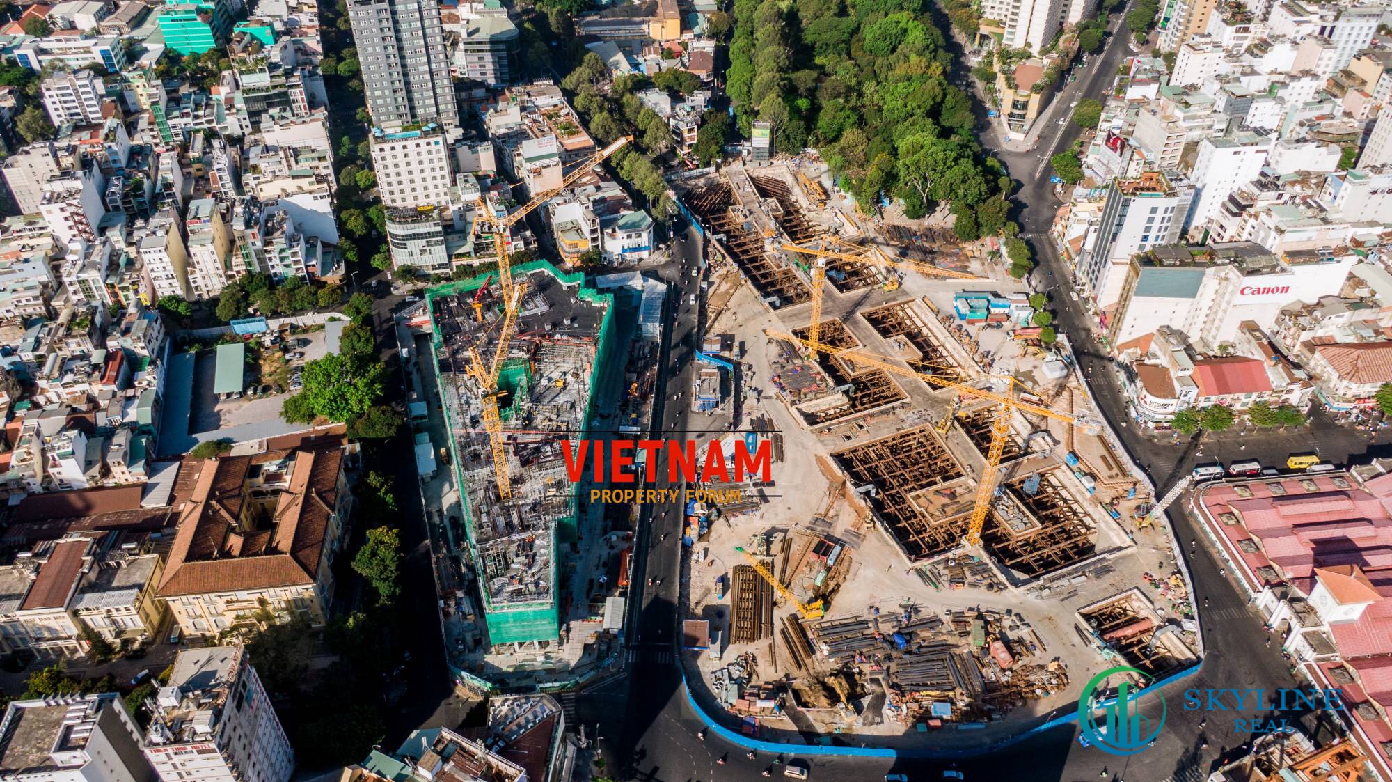 Tiến độ dự án Ritz Carlton Saigon (Nguồn VietNam Property Forum)
