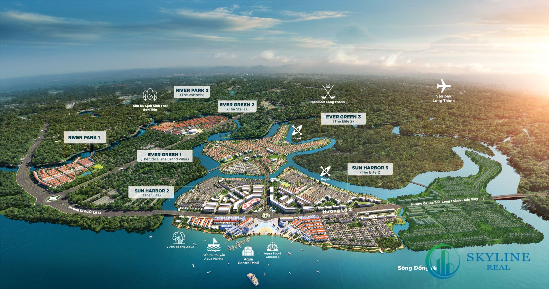 Aqua City là một trong những dự án nổi bật của tập đoàn Novaland