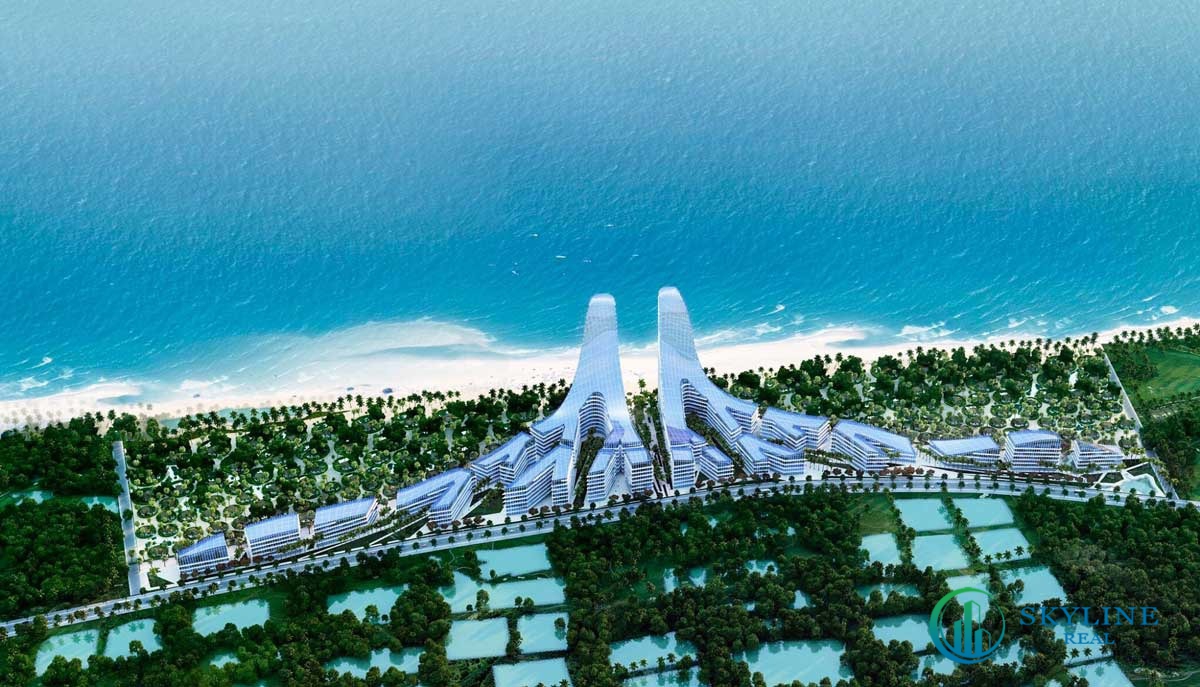 Phối cảnh tổng thể dự án Charm Hồ Tràm Resort