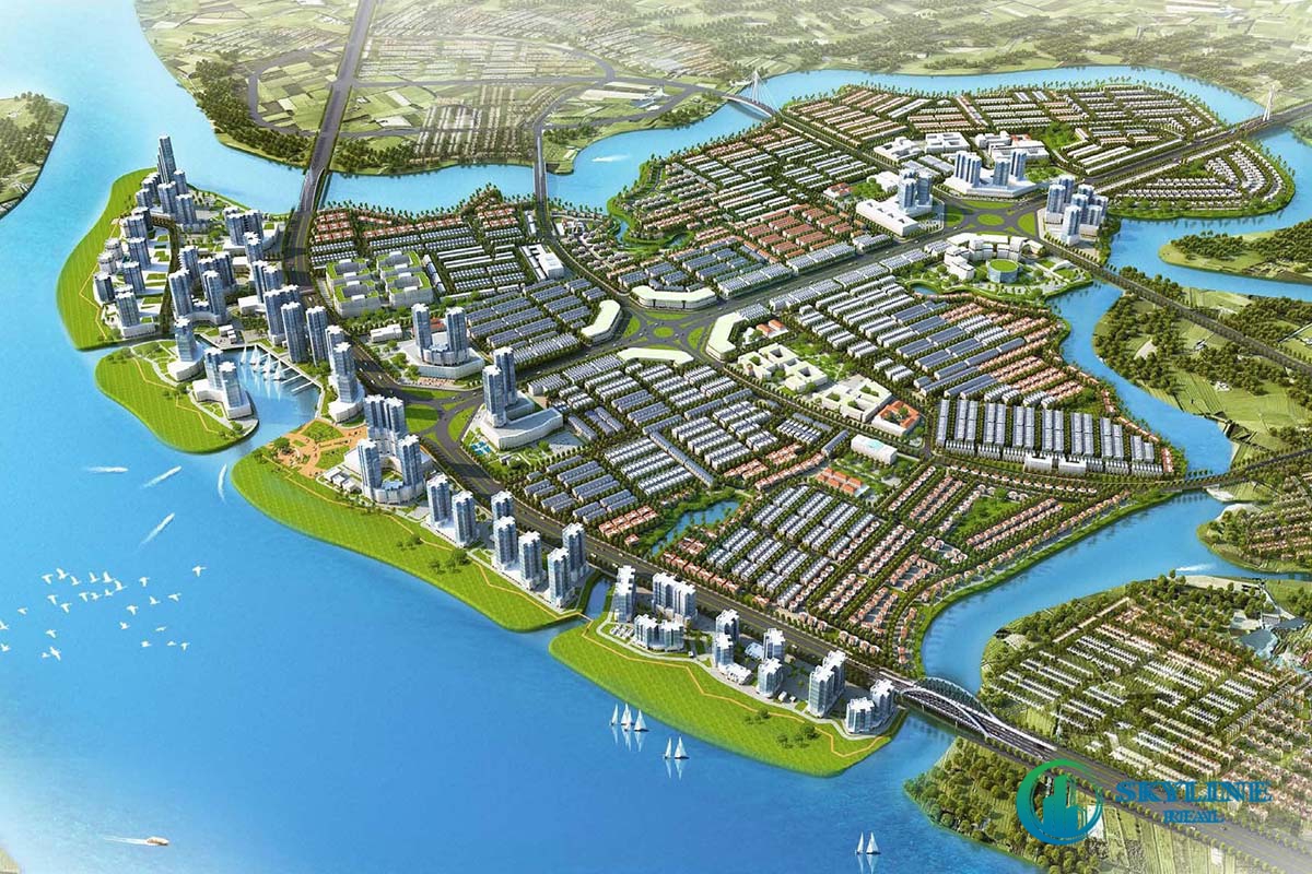 Phối cảnh tổng thể dự án khu đô thị Izumi City toạ lạc tại Biên Hoà