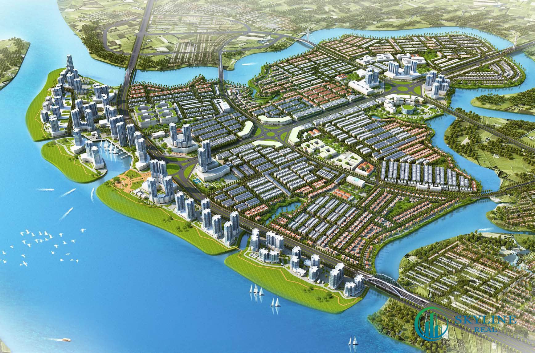 Phối cảnh tổng thể dự án Izumi City Nam Long 