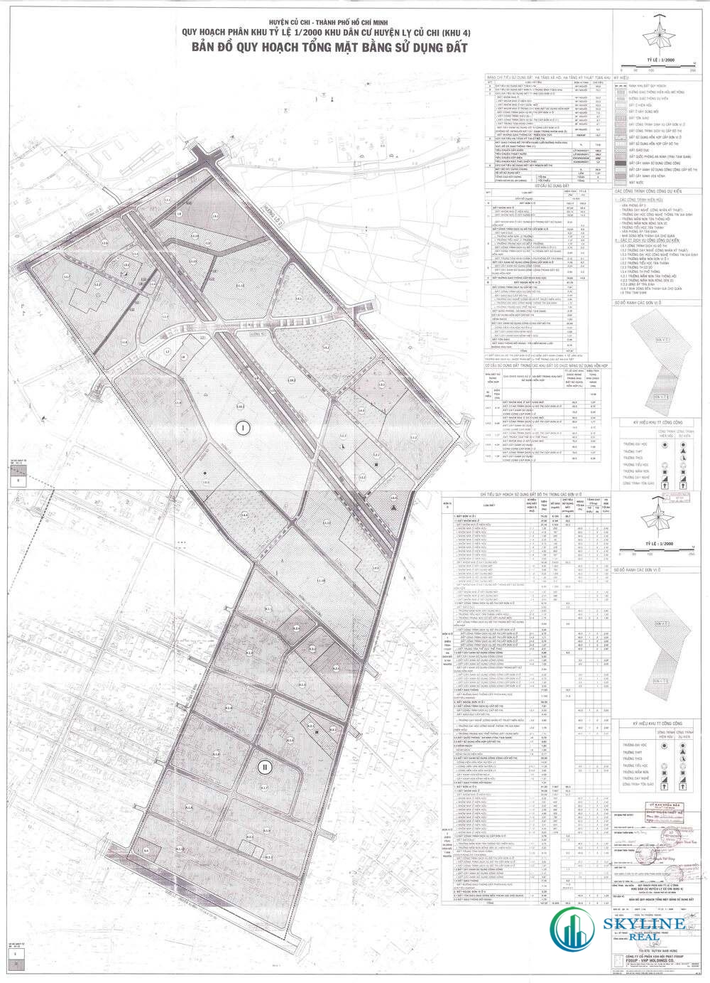 Bản đồ quy hoạch 1/2000 Khu dân cư huyện lỵ Củ Chi (khu 4), Huyện Củ Chi
