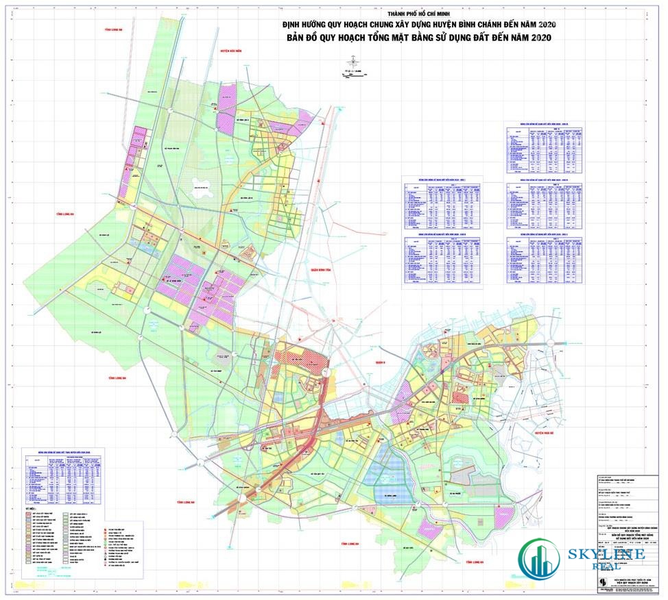 Bản đồ quy hoạch sử dụng đất huyện Bình Chánh