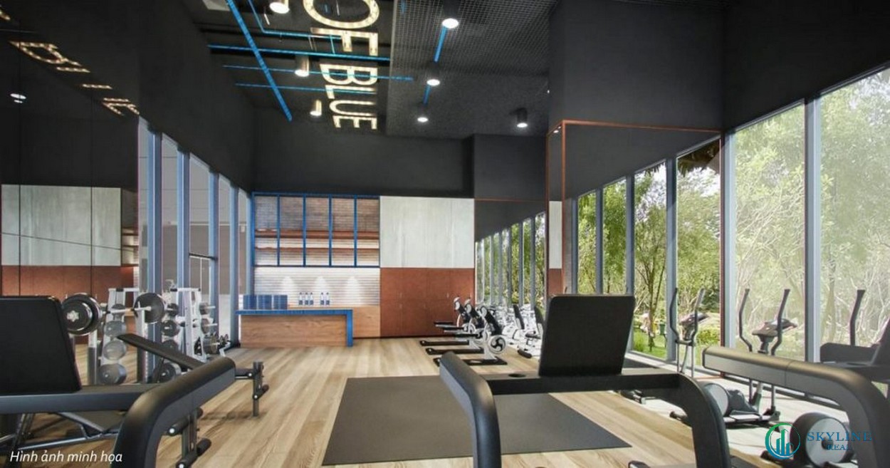 Phòng tập thể dục thể thao, phòng tập gym, yoga dự án Define quận 2